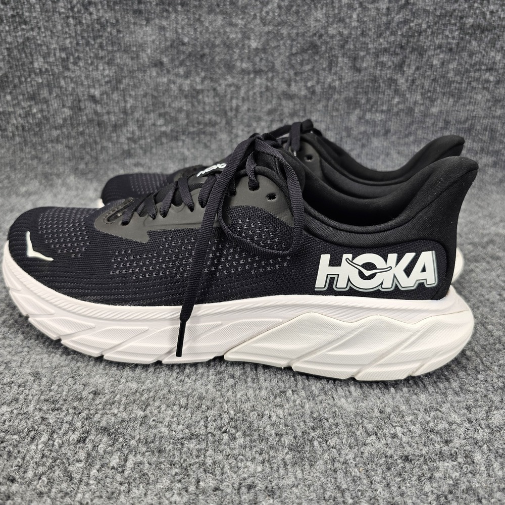 Hoka One One Arahi 7 Womens Size 10 Black White Athletic Road Running Shoes - Picture 10 of 13
